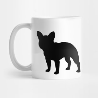 Black French Bulldog Silhouette Mug